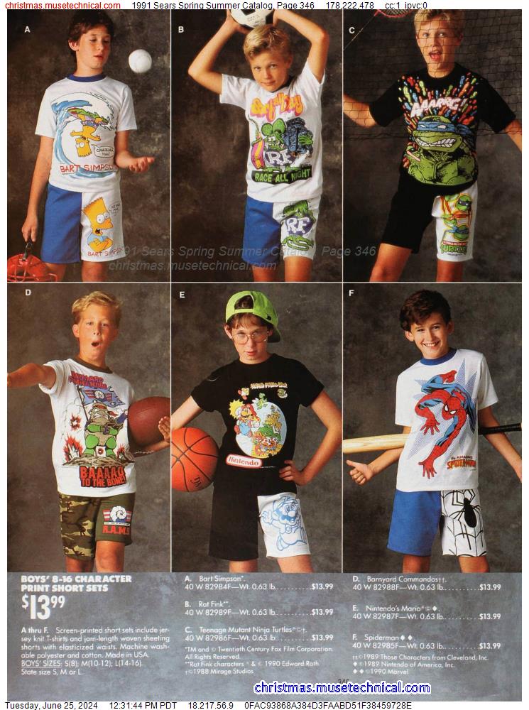 1991 Sears Spring Summer Catalog, Page 346