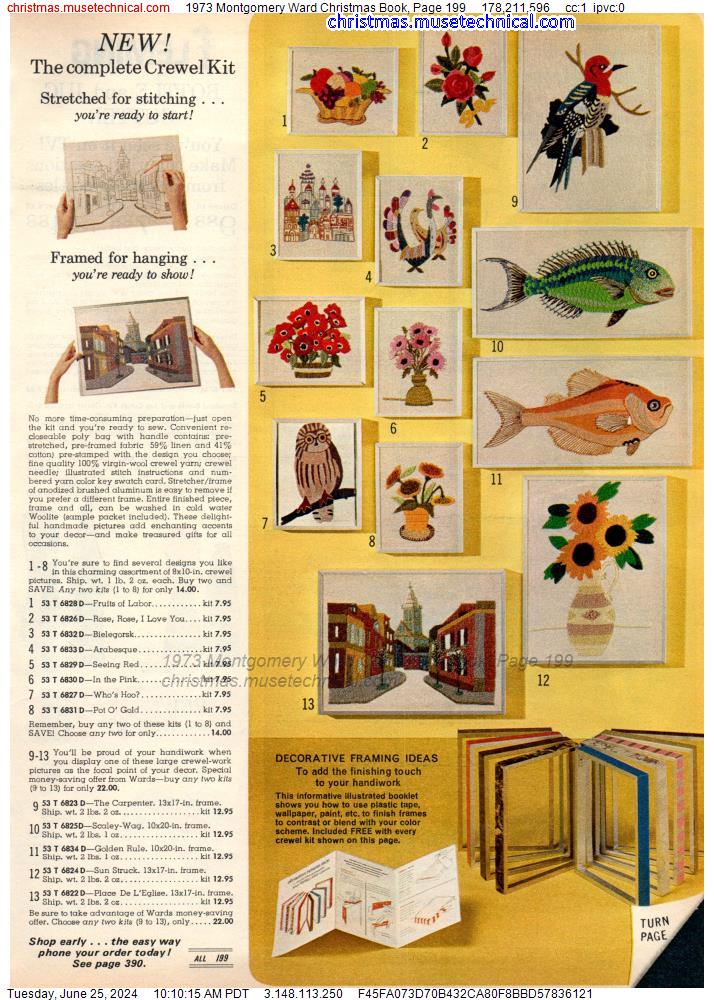 1973 Montgomery Ward Christmas Book, Page 199
