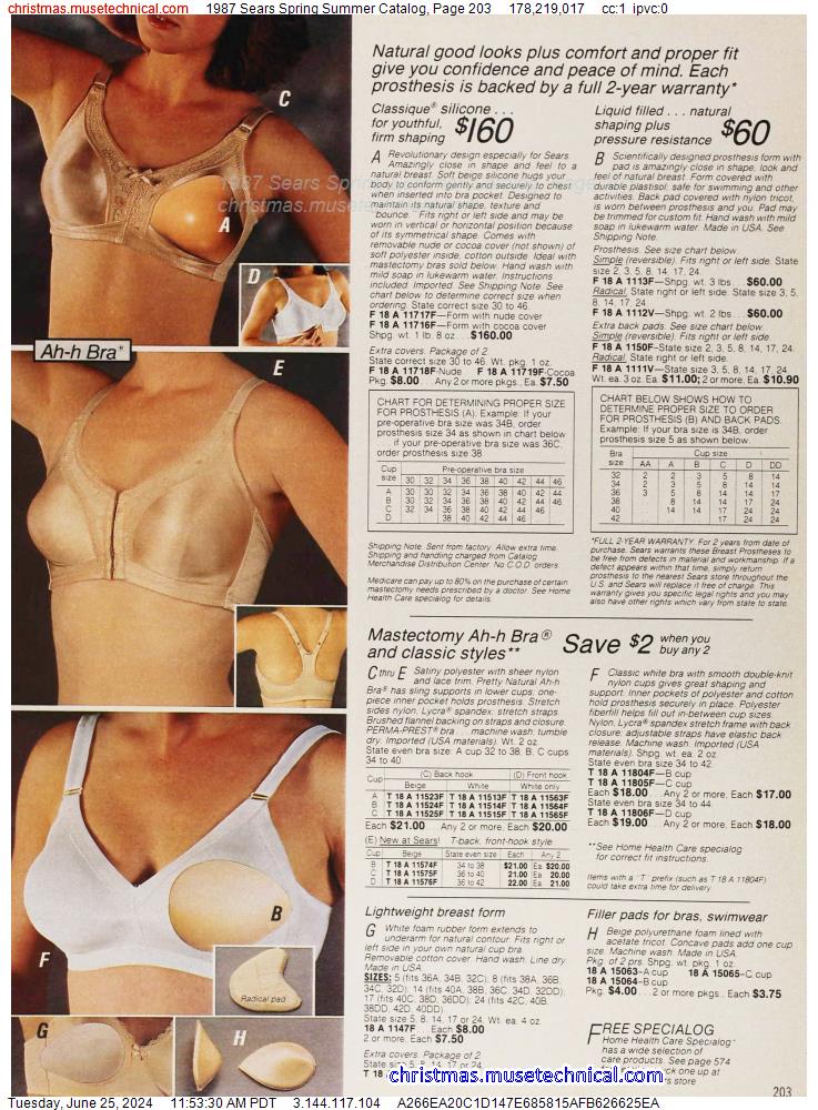 1987 Sears Spring Summer Catalog, Page 203