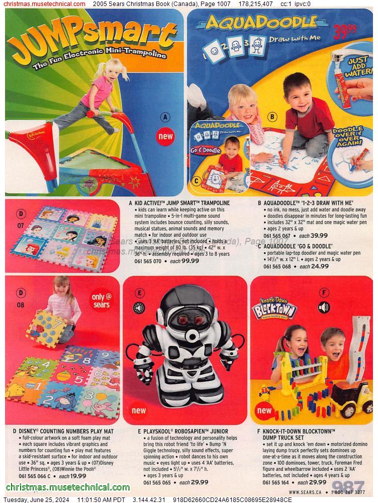 2005 Sears Christmas Book (Canada), Page 1007