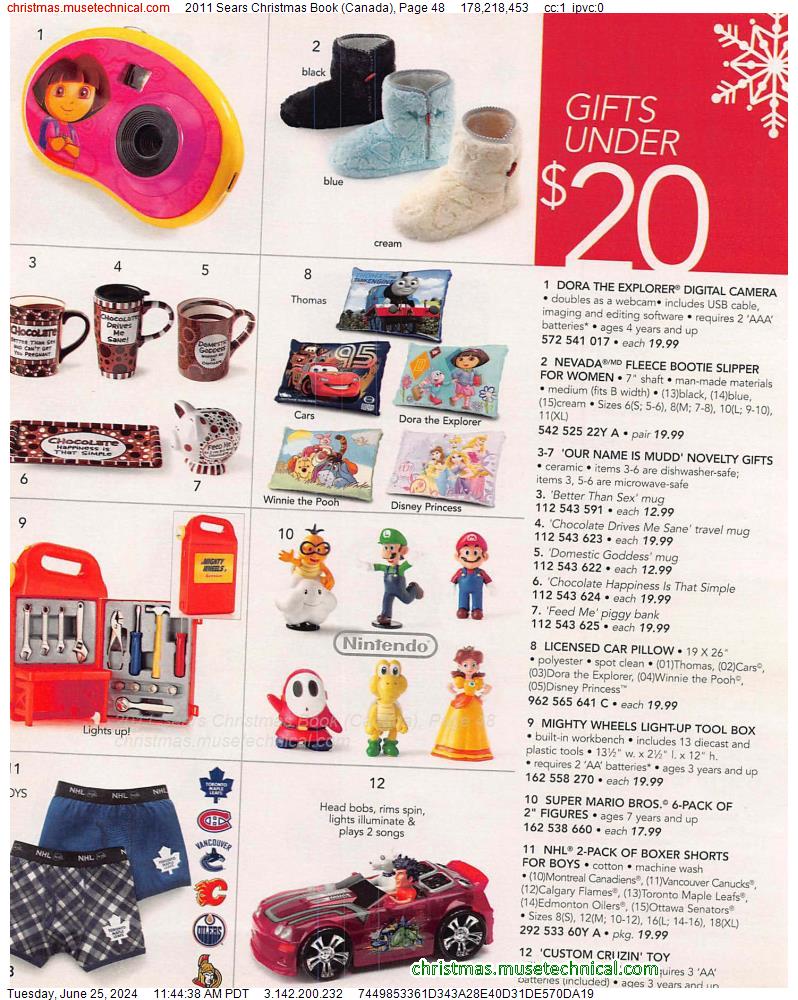 2011 Sears Christmas Book (Canada), Page 48