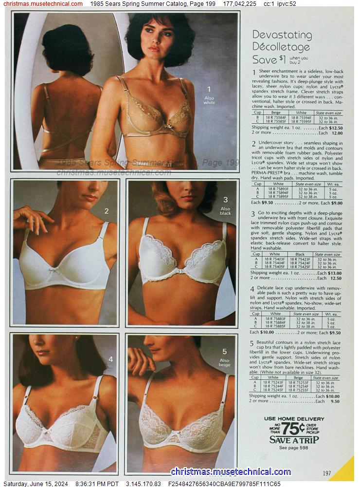 1985 Sears Spring Summer Catalog, Page 199