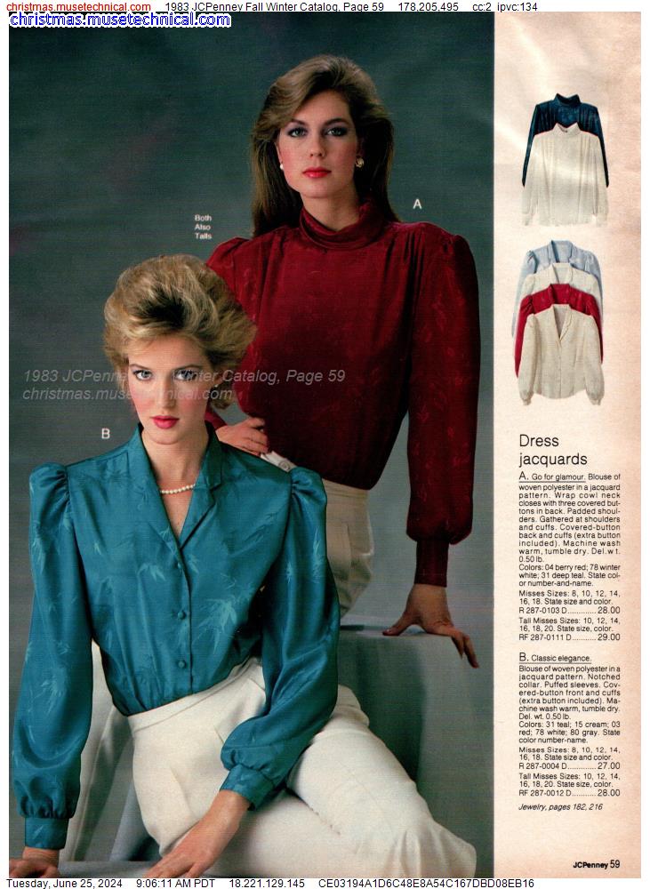 1983 JCPenney Fall Winter Catalog, Page 59