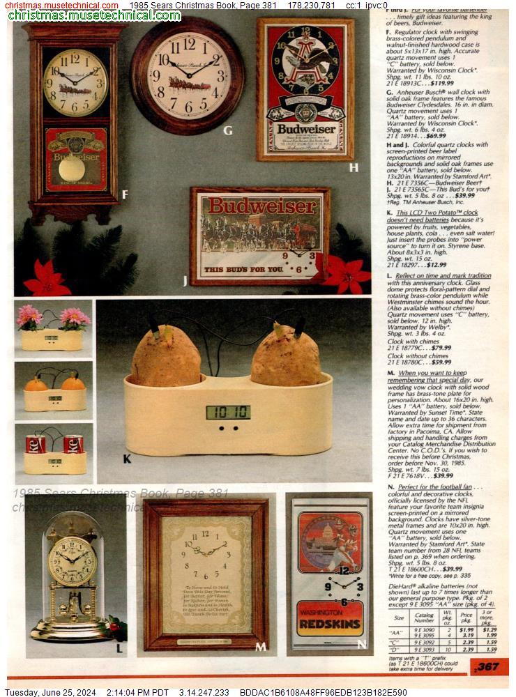 1985 Sears Christmas Book, Page 381