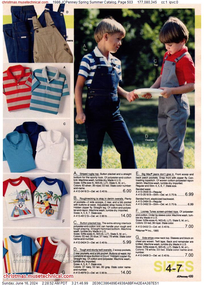 1986 JCPenney Spring Summer Catalog, Page 503