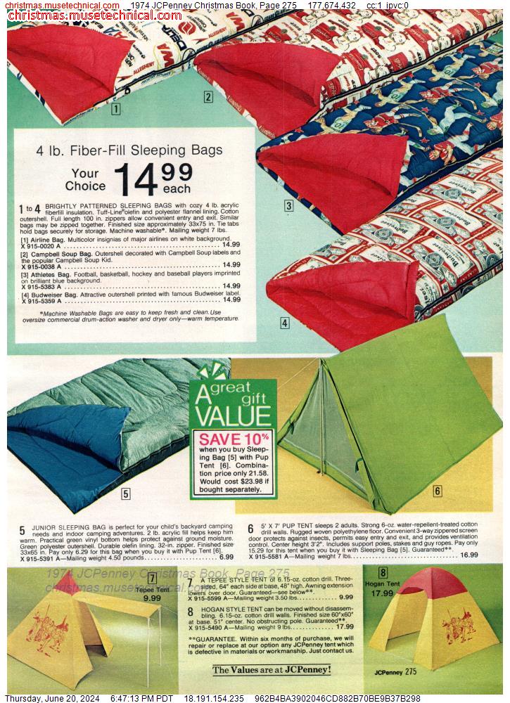 1974 JCPenney Christmas Book, Page 275