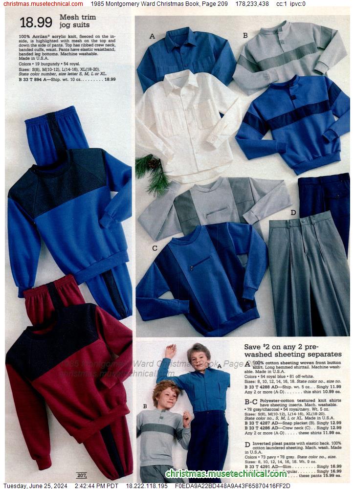 1985 Montgomery Ward Christmas Book, Page 209