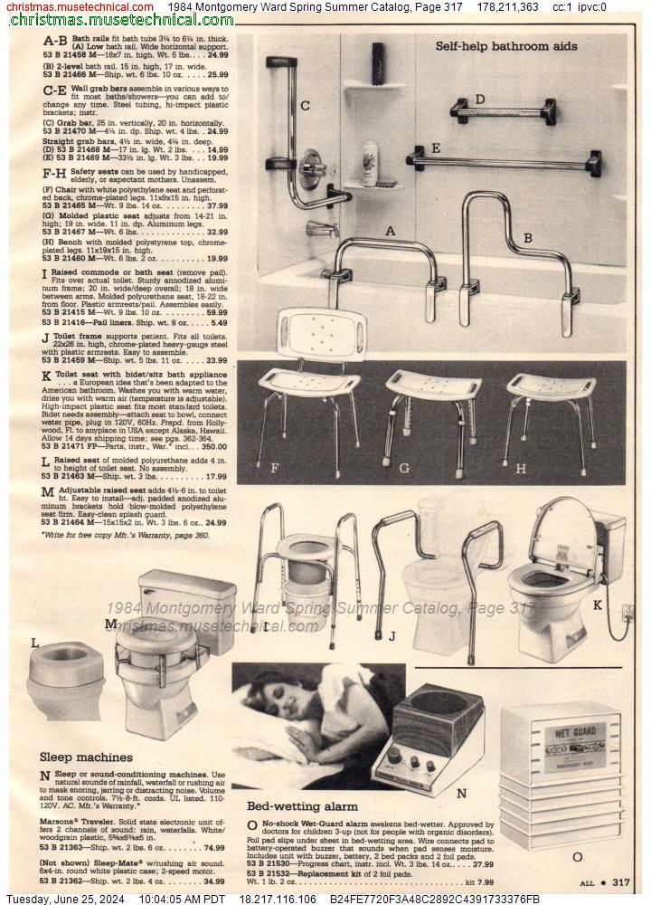 1984 Montgomery Ward Spring Summer Catalog, Page 317