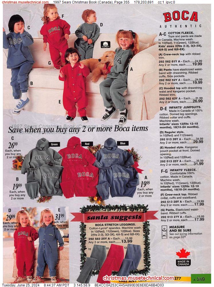1997 Sears Christmas Book (Canada), Page 355