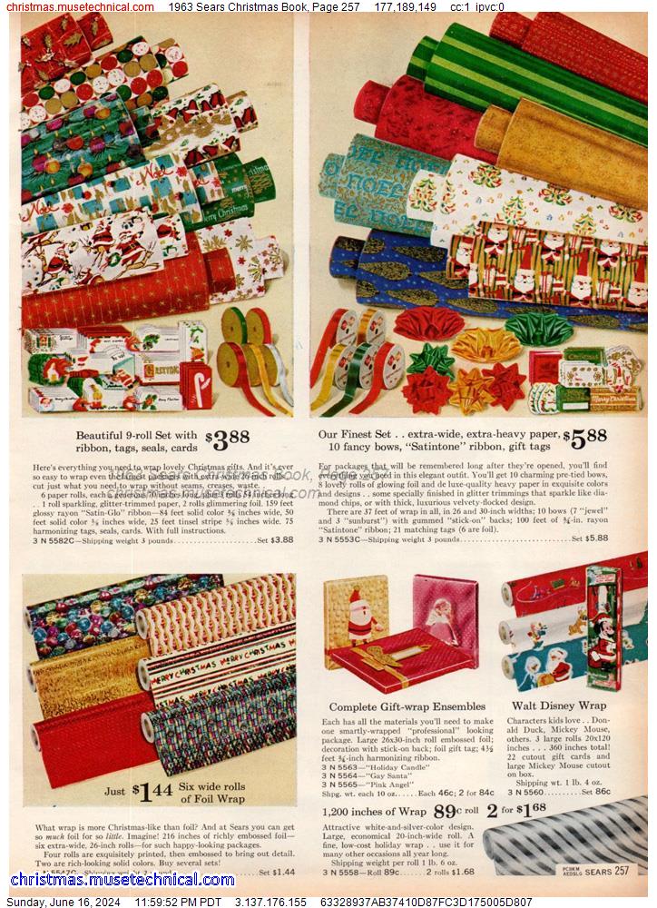 1963 Sears Christmas Book, Page 257