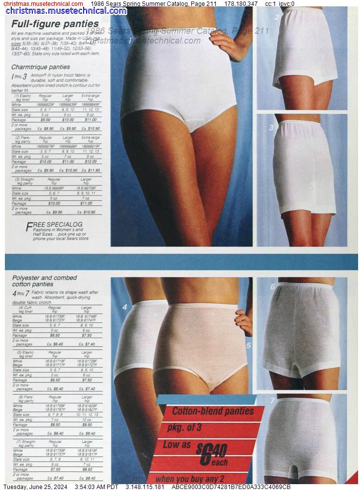 1986 Sears Spring Summer Catalog, Page 211