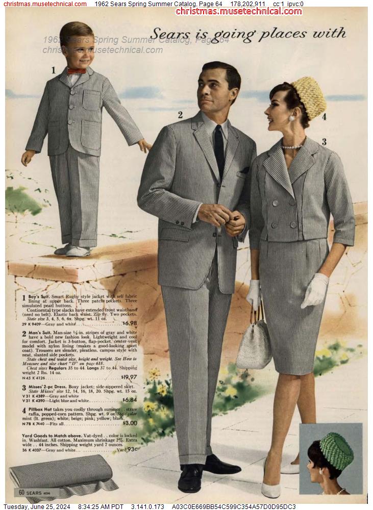 1962 Sears Spring Summer Catalog, Page 64