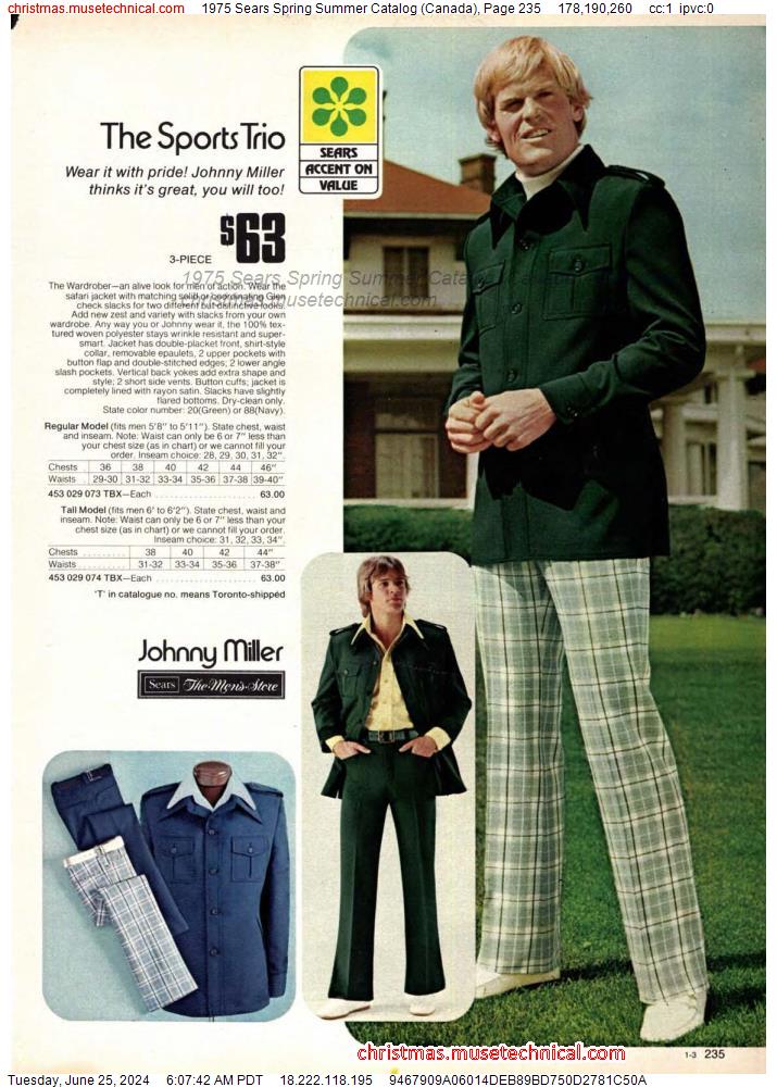 1975 Sears Spring Summer Catalog (Canada), Page 235