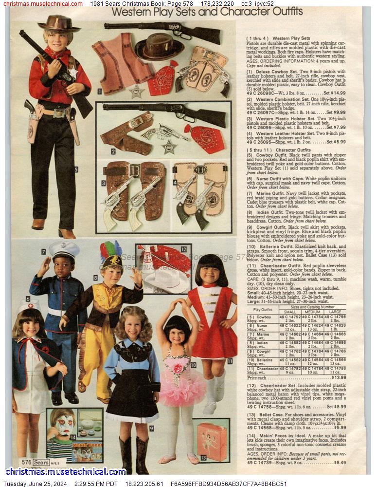 1981 Sears Christmas Book, Page 578