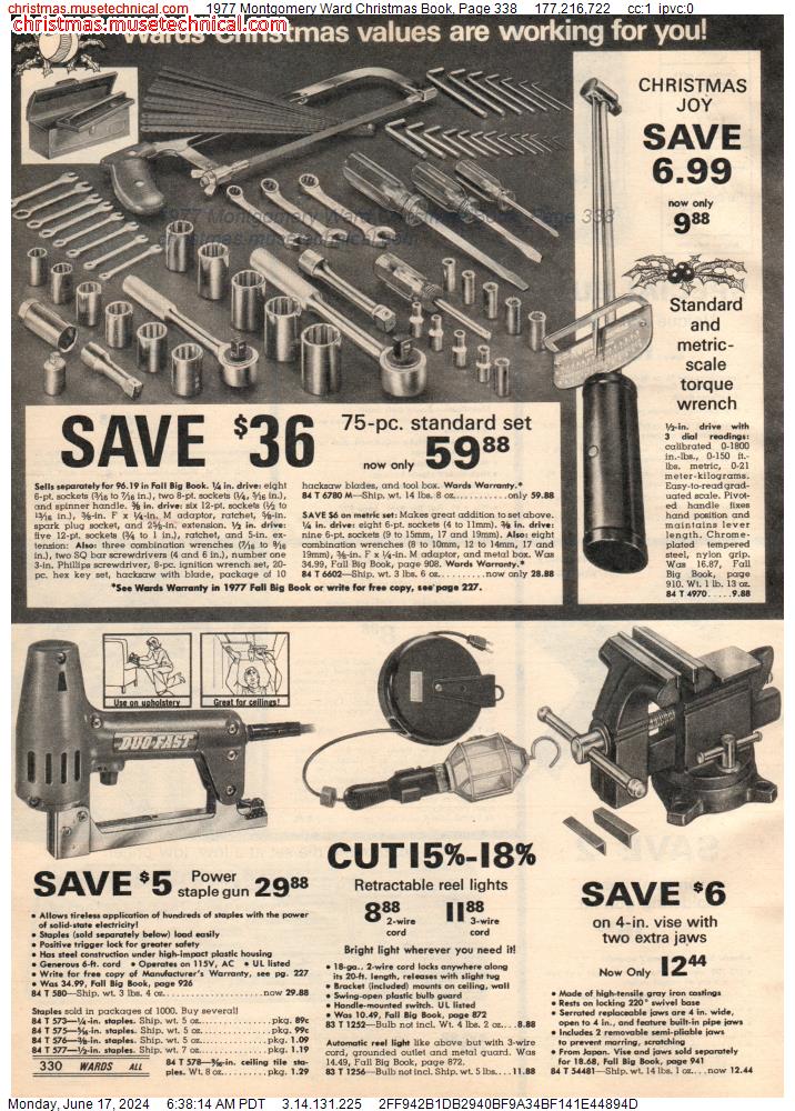 1977 Montgomery Ward Christmas Book, Page 338