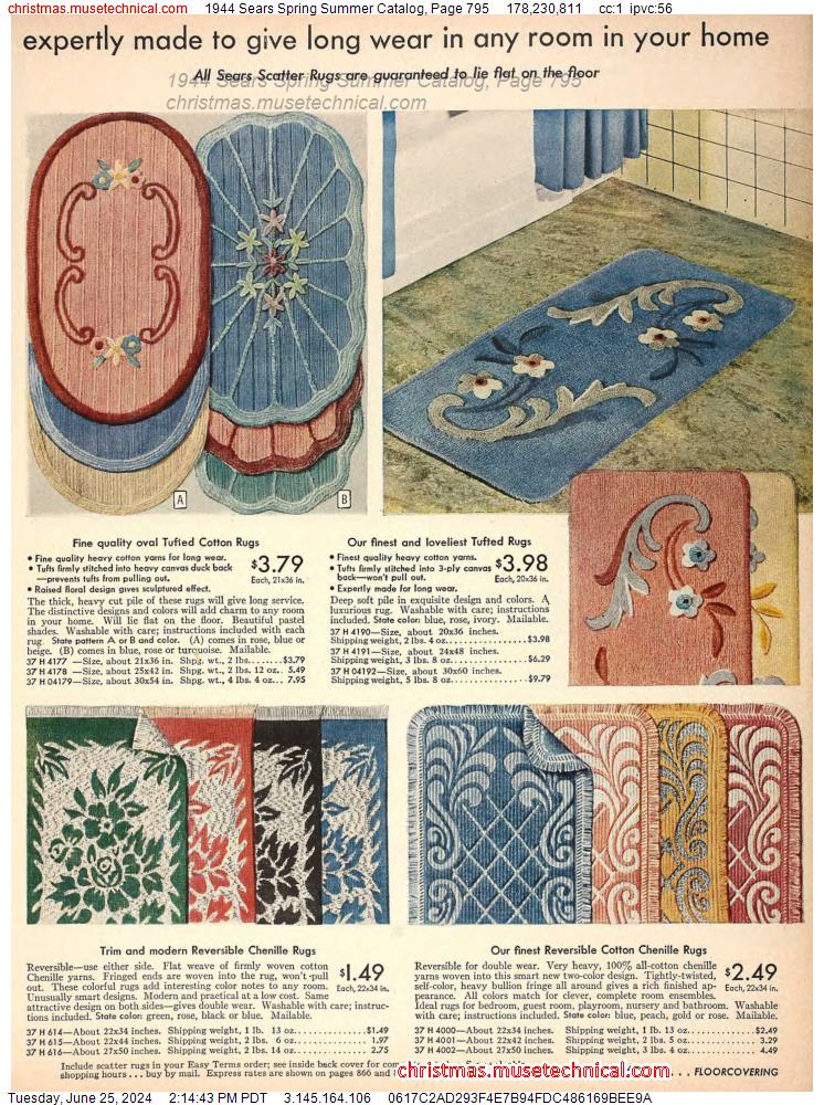 1944 Sears Spring Summer Catalog, Page 795