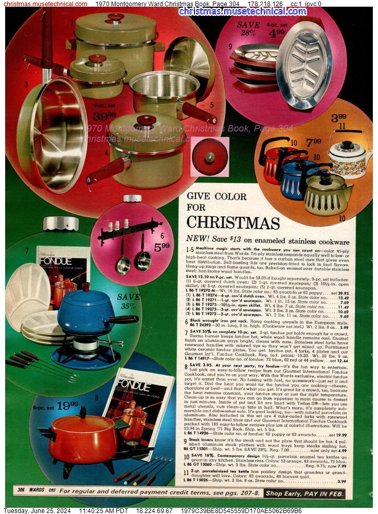 1970 Montgomery Ward Christmas Book, Page 304