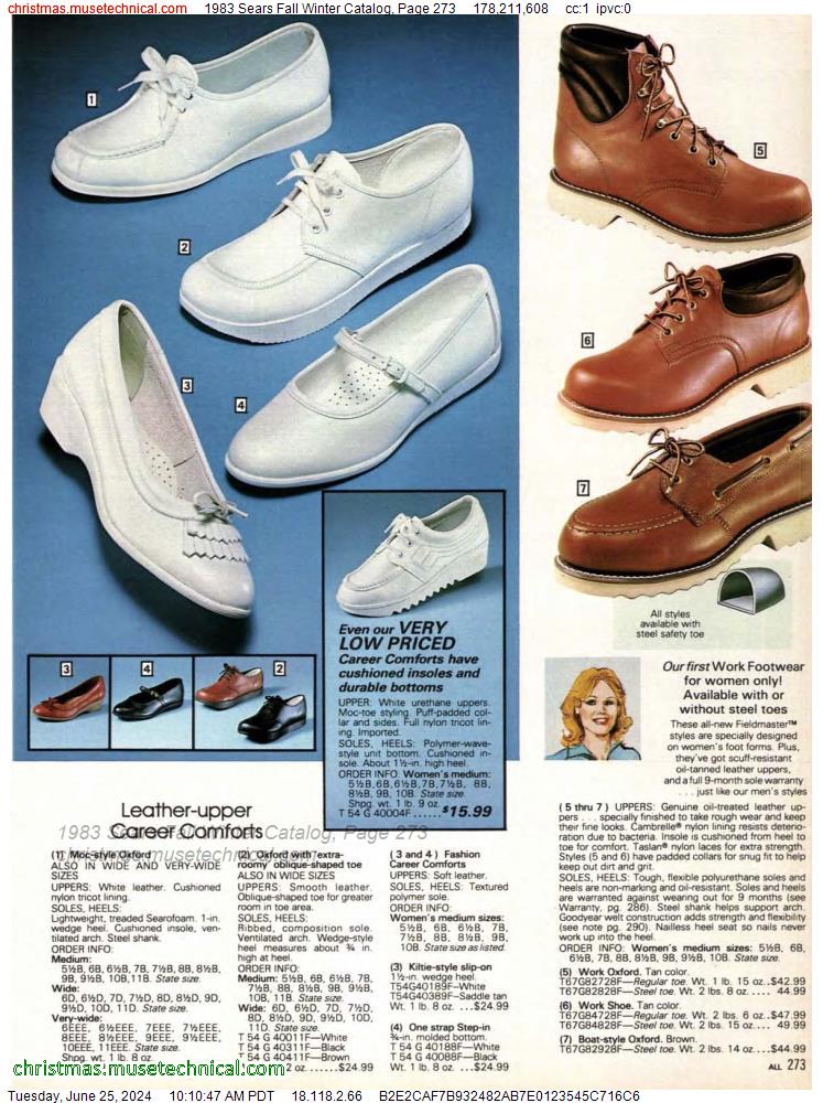 1983 Sears Fall Winter Catalog, Page 273