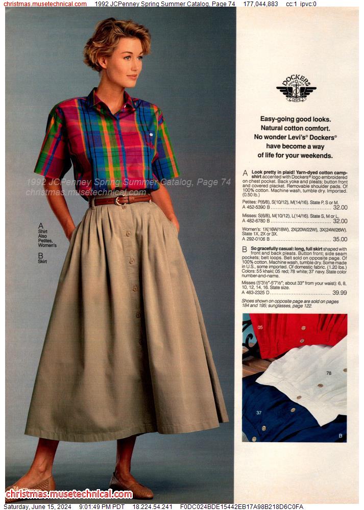 1992 JCPenney Spring Summer Catalog, Page 74