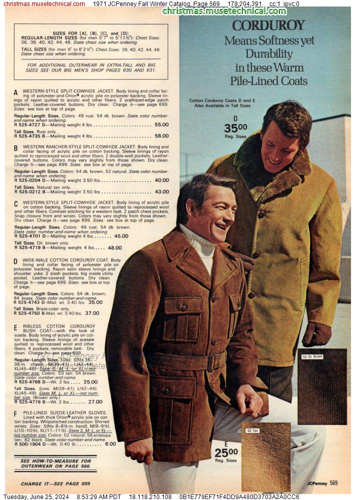 1971 JCPenney Fall Winter Catalog, Page 569