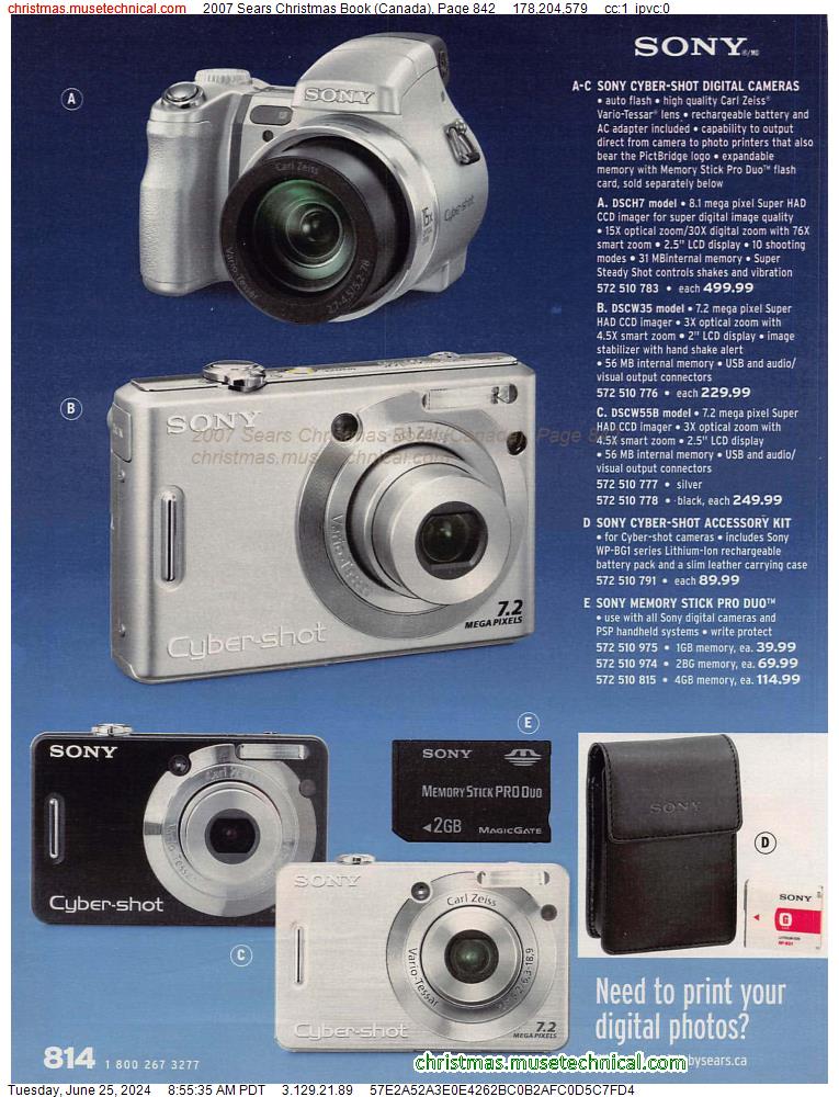 2007 Sears Christmas Book (Canada), Page 842