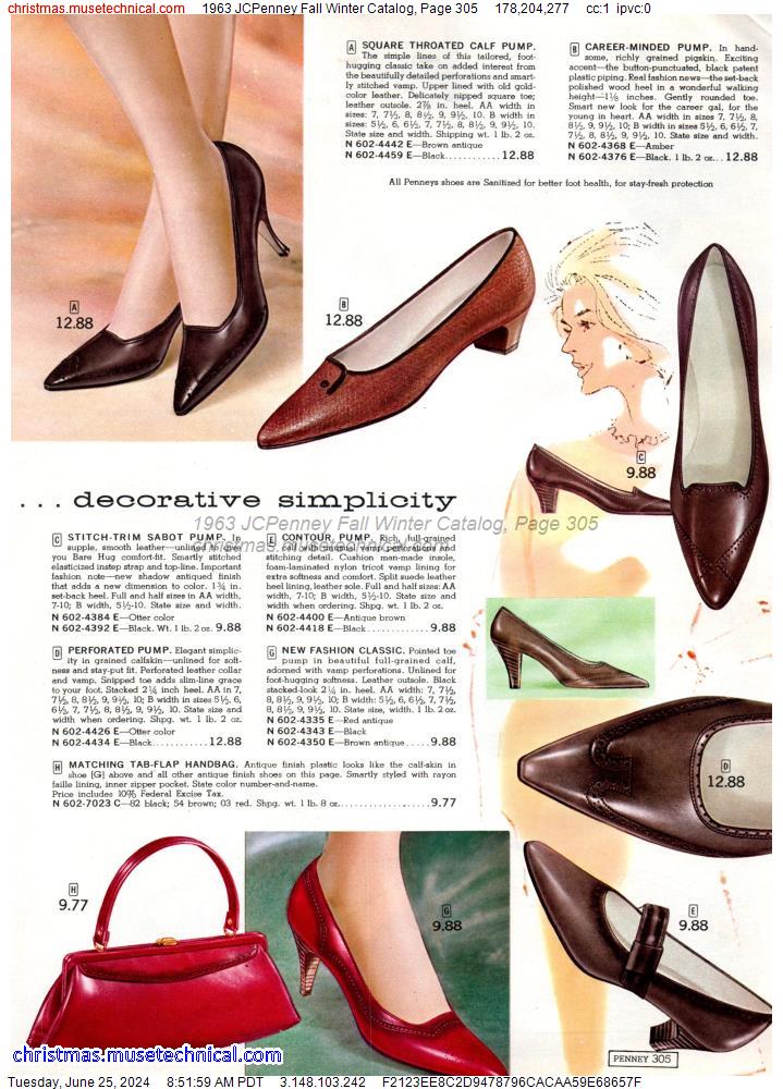 1963 JCPenney Fall Winter Catalog, Page 305