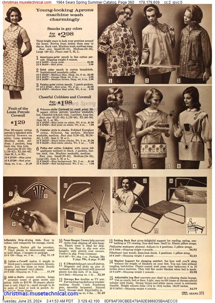 1964 Sears Spring Summer Catalog, Page 360