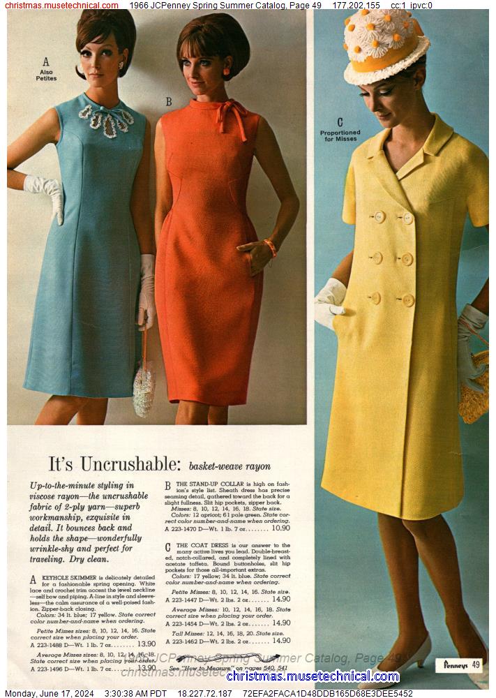1966 JCPenney Spring Summer Catalog, Page 49