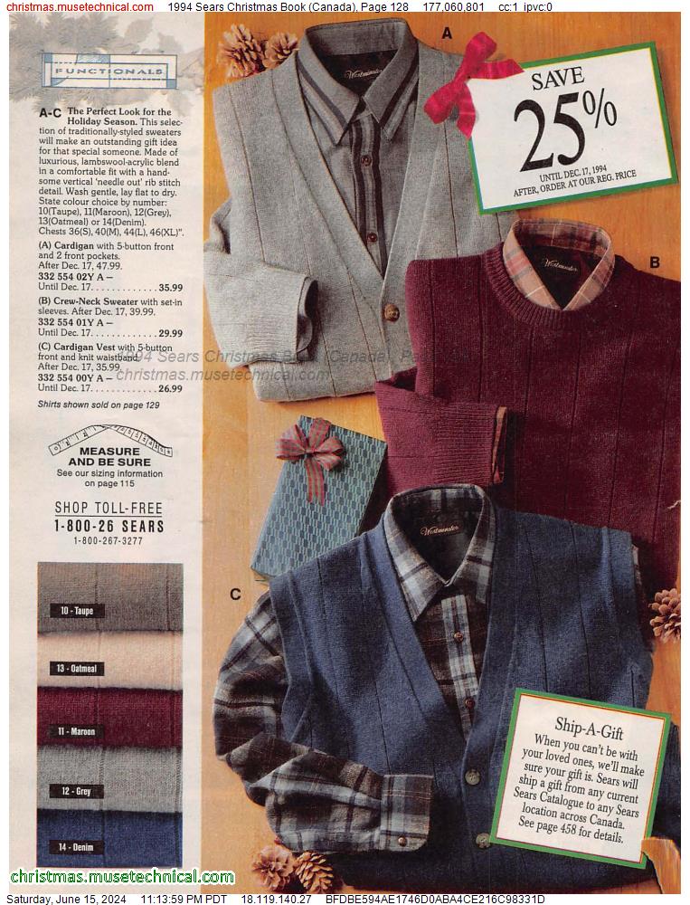 1994 Sears Christmas Book (Canada), Page 128