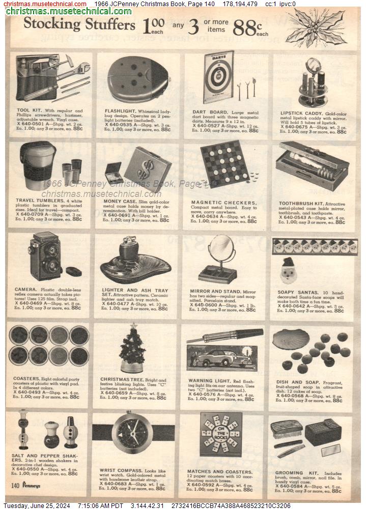 1966 JCPenney Christmas Book, Page 140