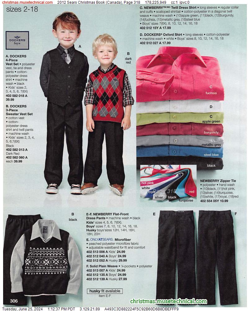 2012 Sears Christmas Book (Canada), Page 318