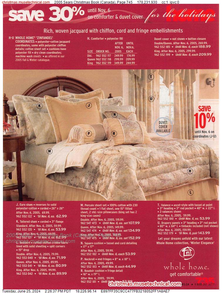 2005 Sears Christmas Book (Canada), Page 745