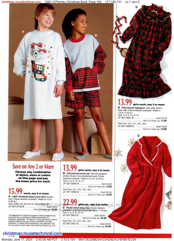 1995 JCPenney Christmas Book, Page 190