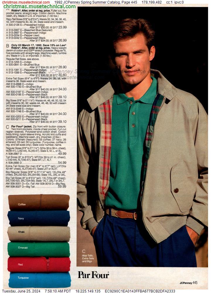 1992 JCPenney Spring Summer Catalog, Page 445