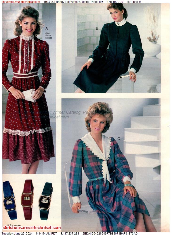 1983 JCPenney Fall Winter Catalog, Page 196