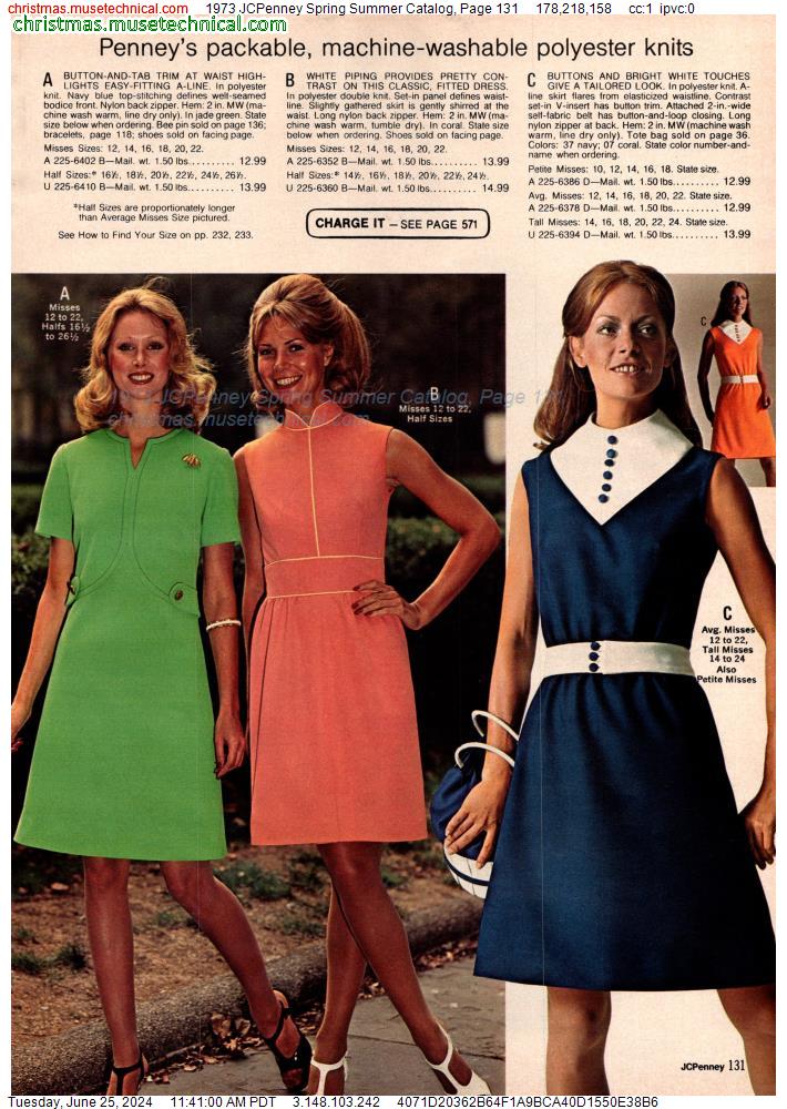 1973 JCPenney Spring Summer Catalog, Page 131