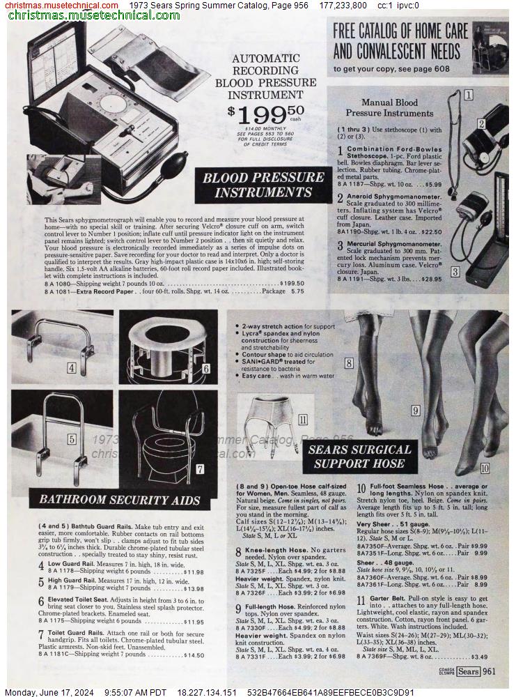 1973 Sears Spring Summer Catalog, Page 956