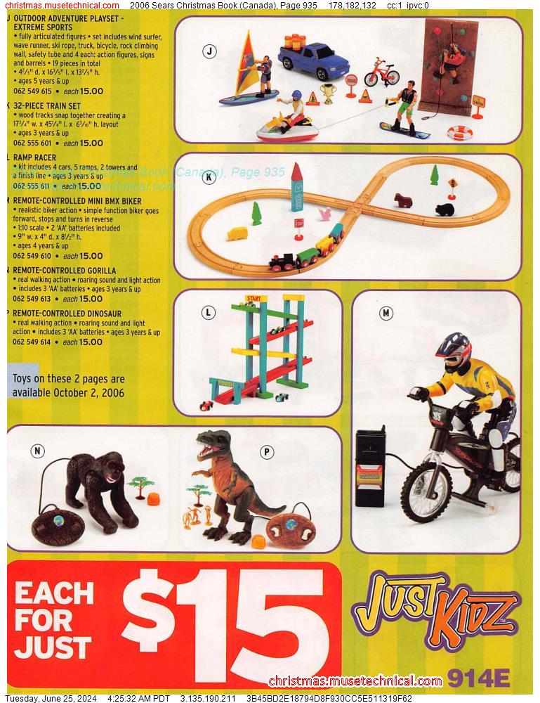 2006 Sears Christmas Book (Canada), Page 935