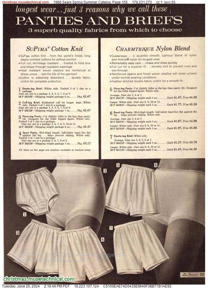 1968 Sears Spring Summer Catalog, Page 155