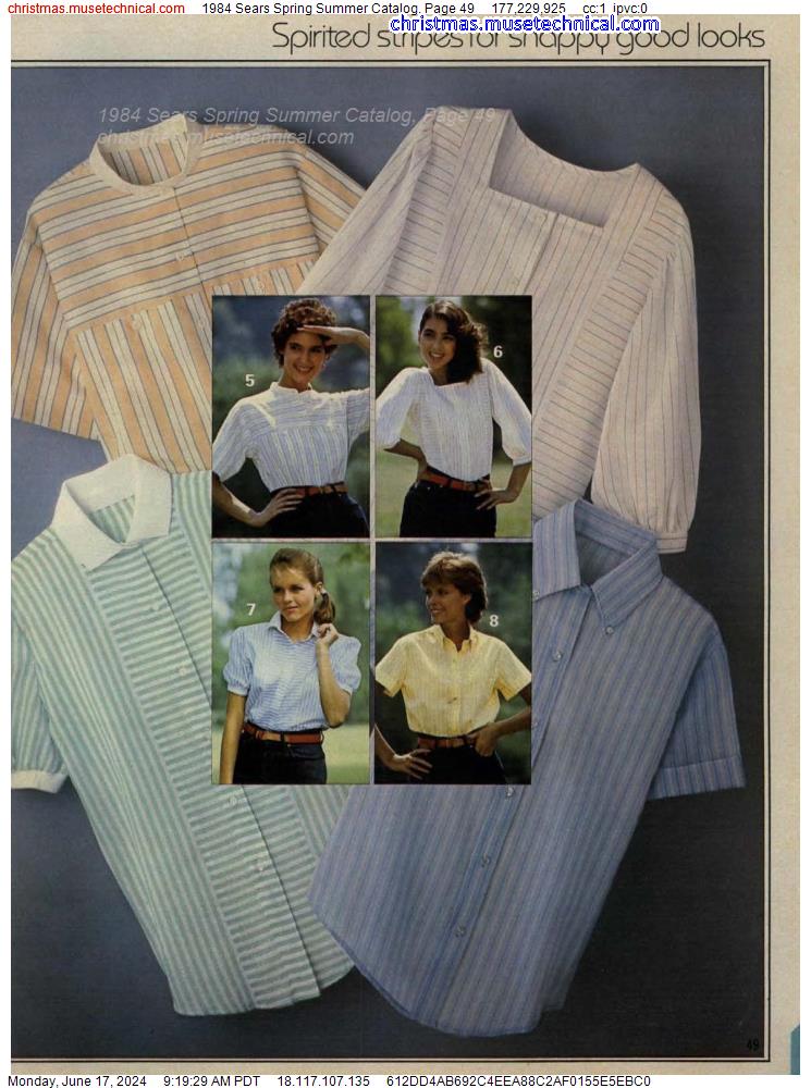 1984 Sears Spring Summer Catalog, Page 49