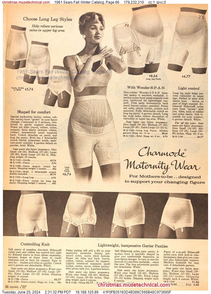 1961 Sears Fall Winter Catalog, Page 66