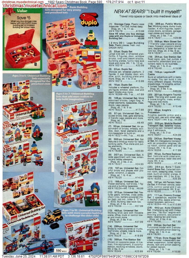 1982 Sears Christmas Book, Page 590