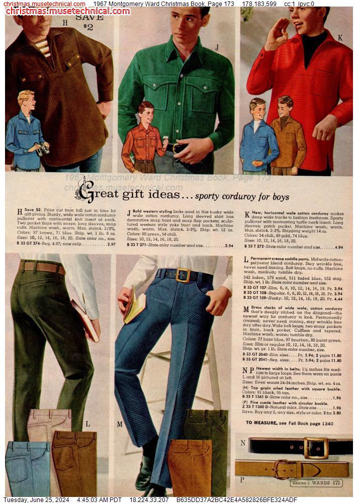 1967 Montgomery Ward Christmas Book, Page 173
