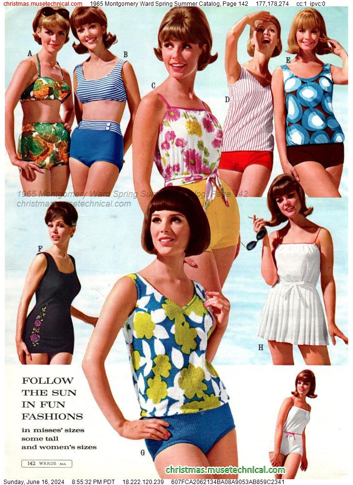 1965 Montgomery Ward Spring Summer Catalog, Page 142