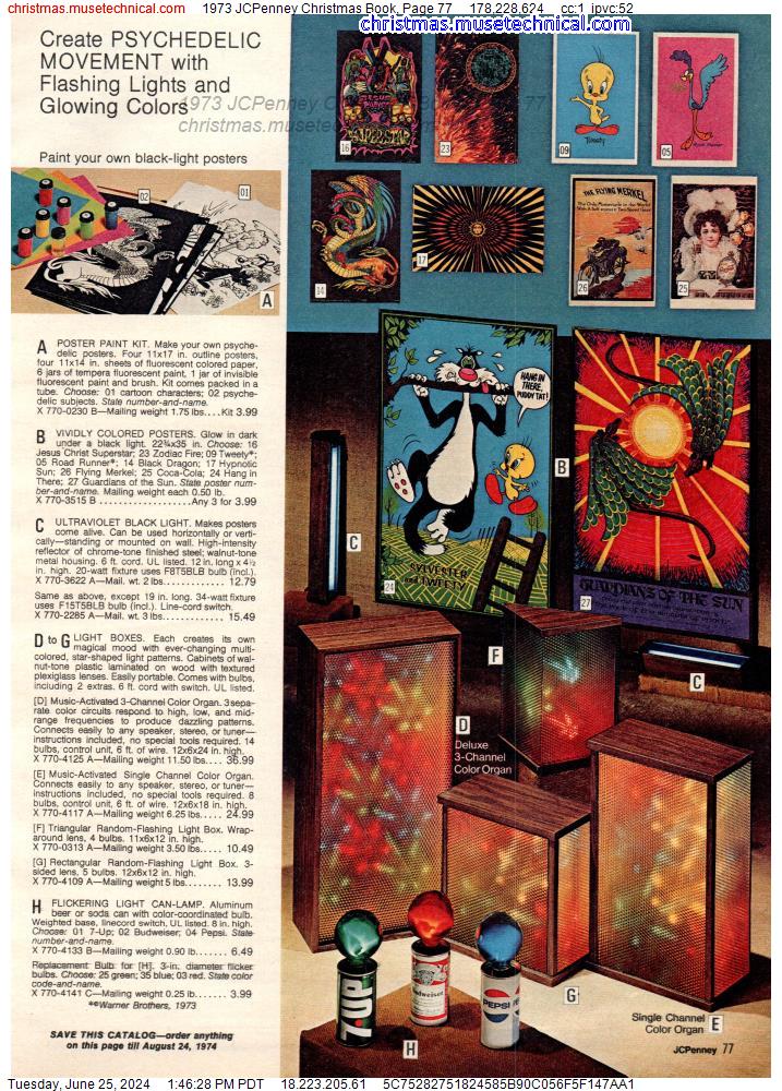 1973 JCPenney Christmas Book, Page 77