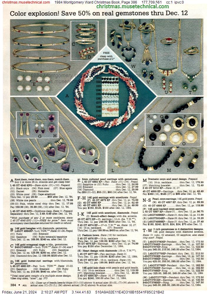 1984 Montgomery Ward Christmas Book, Page 386