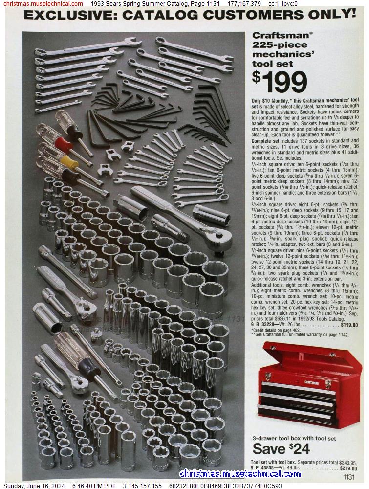 1993 Sears Spring Summer Catalog, Page 1131