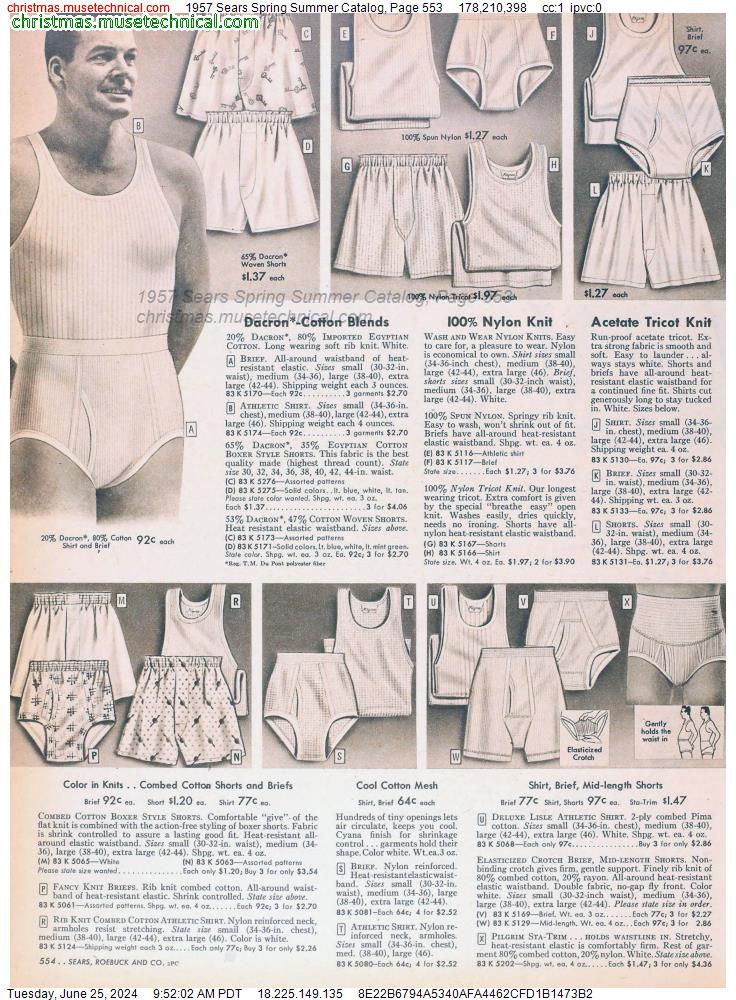 1957 Sears Spring Summer Catalog, Page 553