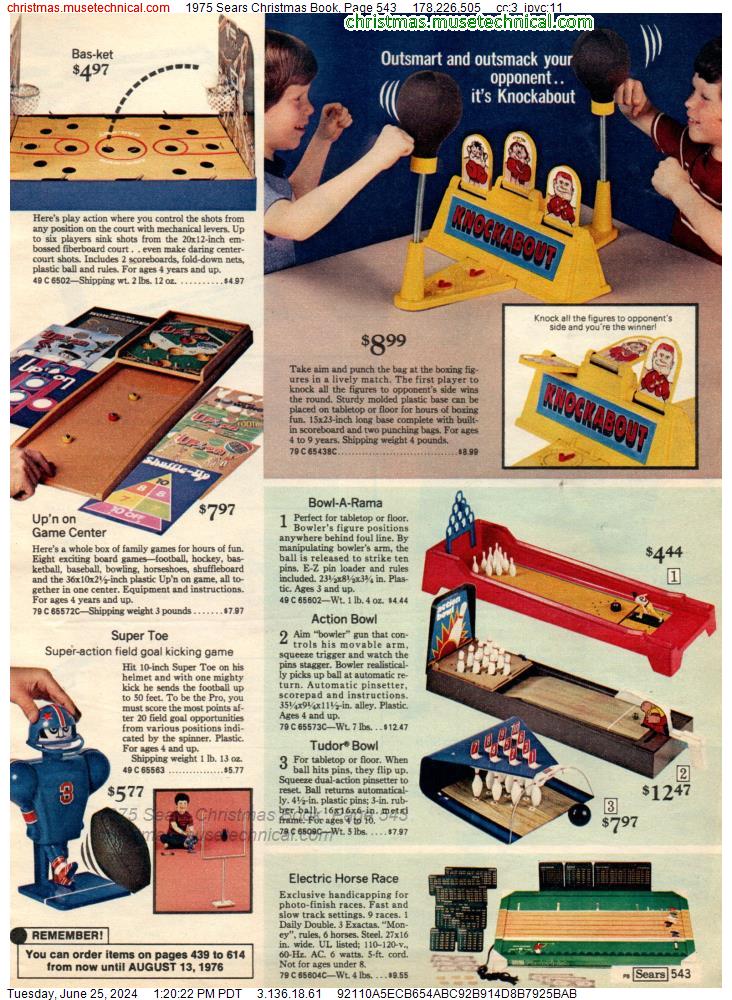 1975 Sears Christmas Book, Page 543