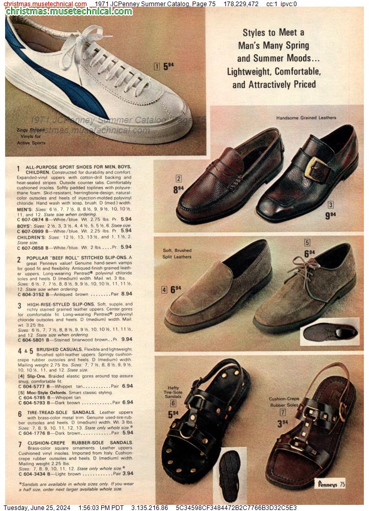 1971 JCPenney Summer Catalog, Page 75